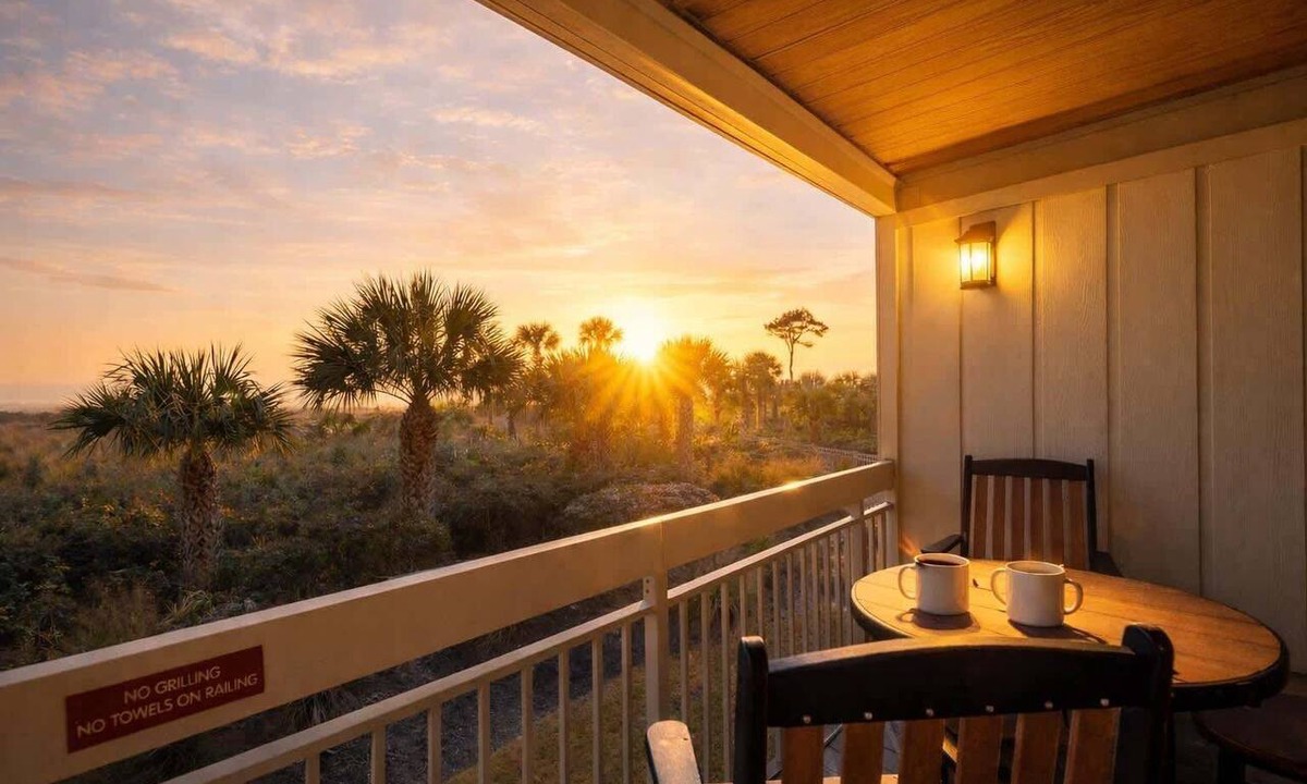 North Forest Beach Condo | Beachfront Condo at Coligny | Pool View + Balcony