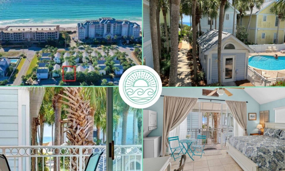 Crystal Beach Hotel | Cap’s Cottage14A Beachwalk Pool Beach Setups
