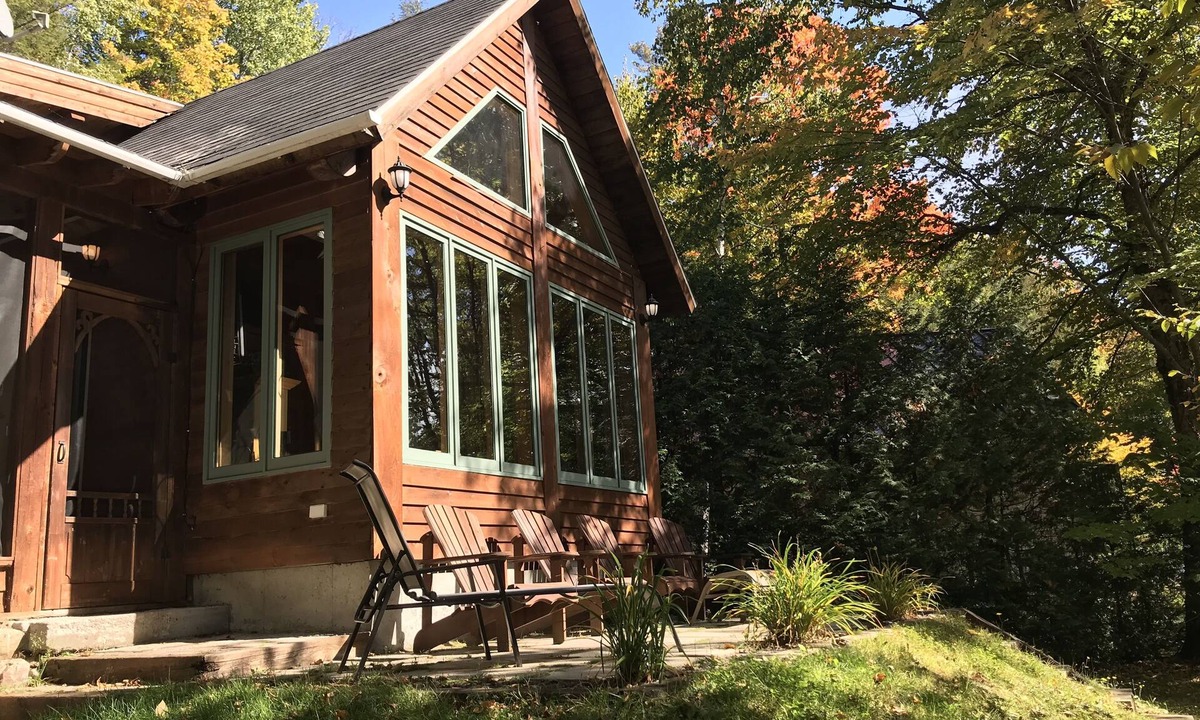 Saint-Mathieu-du-Parc Ski Chalet | Chalet de la Presqu'île, private spa