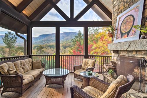 Mill Spring House | Mountain Views! Home in Bright's Creek Golf Club