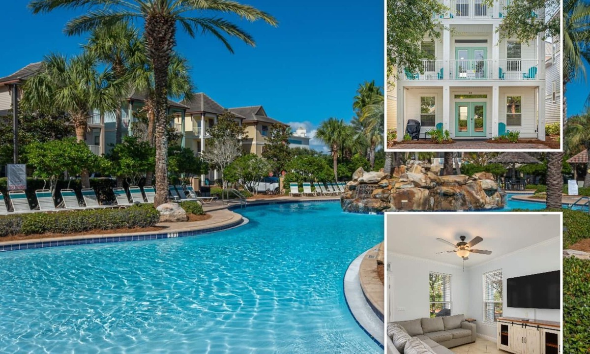 Villages of Crystal Beach House | Poolside Haven! Book your 2026 vacation now! 6 bedroom, 3.5 bath, Sleeps16