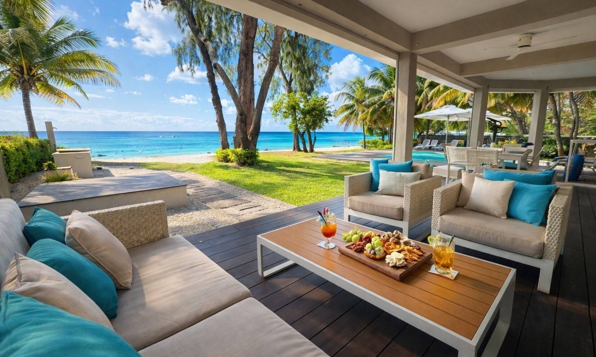 Trou aux Biches Apartment | Sea Front Luxury Ground floor apartment in Pointe aux Biches