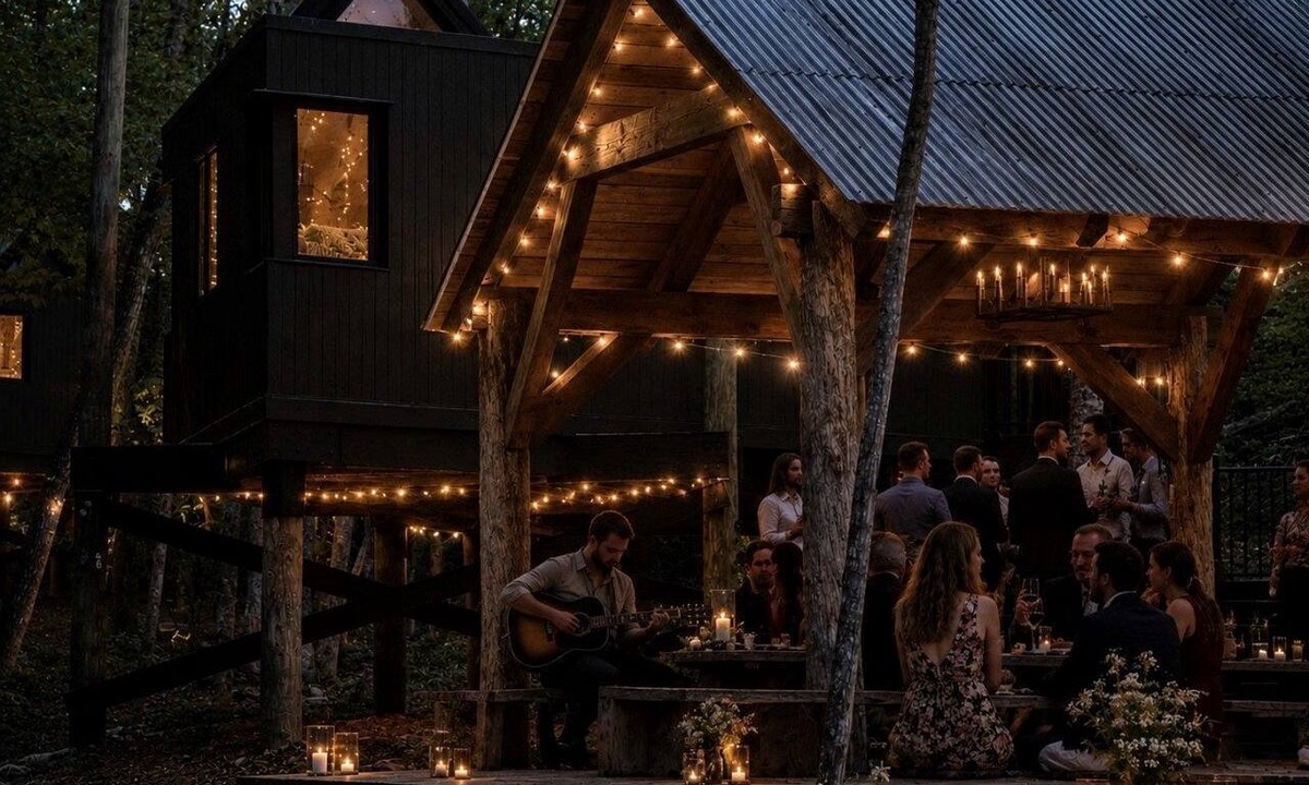 Brevard House | Secluded Luxury Wedding & Retreat Venue with Treehouses in Brevard, NC
