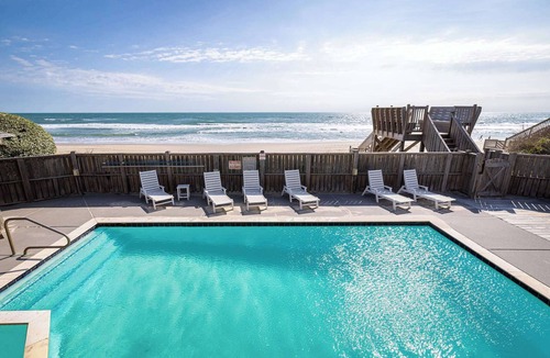Ocean Hill House | Beachfront Oasis w Dune Walkover, Pool n Spa & More!