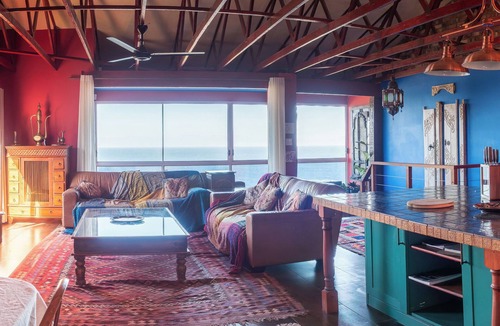 Simon's Town Villa | Boho Ocean-View Villa: Pool & Walk to Beach