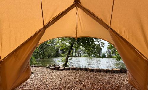 St Wenn Other | Heron Luxury Bell Tent at Tregonetha Lake with Private Fishing Peg