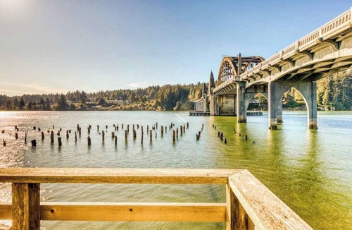 Florence Apartment | Incredible Riverfront Oasis with Wraparound Deck & Cozy Interior