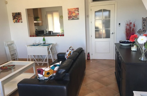 Mijas Apartment | Penthouse with sunny roof terrace, seaview, close to bars/restaurants, air con