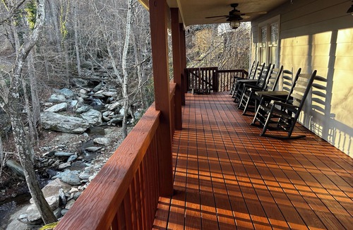 Seven Devils House | Relaxing retreat on Otter Falls with views of Grandfather Mountain.