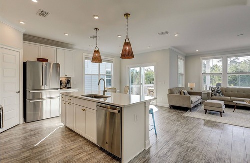 Palmetto Dunes House | Serene Beach Home w/private pool & Tesla Charger – Walk to Port Royal Sound!