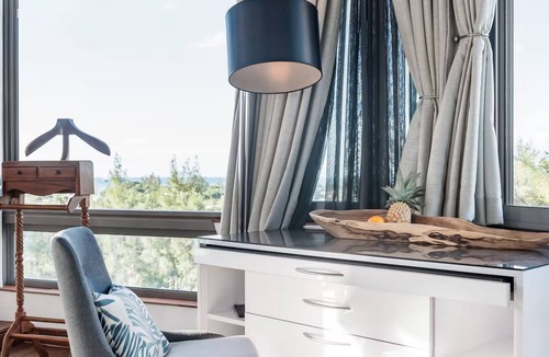 Pointe Aux Sables Apartment | Unique Designer Studio in shared villa,Pool, Jacuzzi.