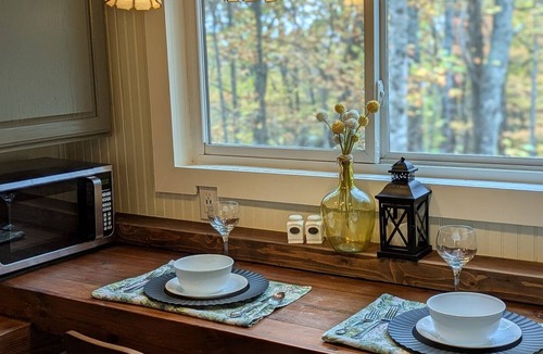 Laurel Ridge Cabin | Welcome to Black Mountain Stomping Ground's Fiddle Creek w King Bed/brook.