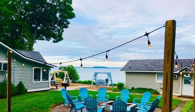 4 Tiny Private Cottages for one rate on West Bay in Traverse City