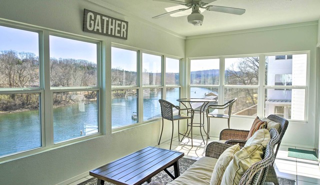 Branson Vacation Rental w/Sunroom & Water Views