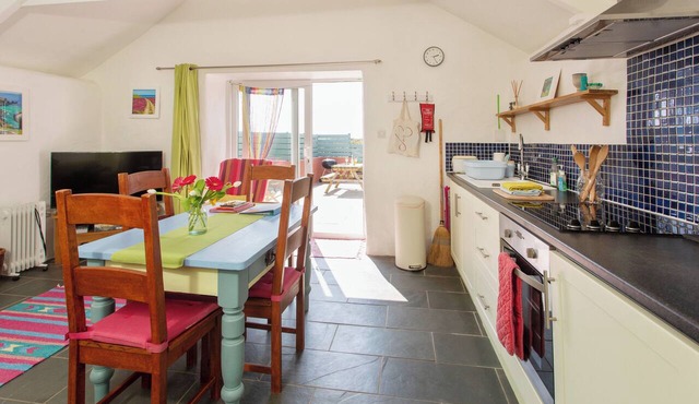 Characterful rural barn conversion on footpath to wild coastline