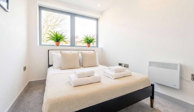Chic 1BR Central Apartment Minutes to Station in Wolverhampton
