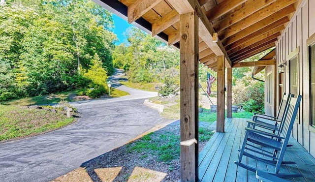 Custom Creekside Escape | Entertainers Deck & Wooded Views, Kids Play Zone
