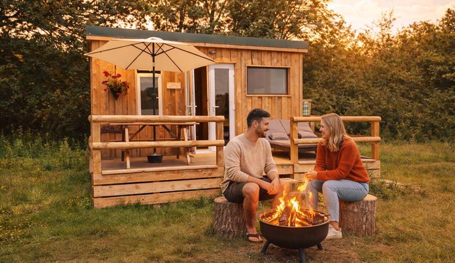 Dartmoor Family Cabin sleeps 2 adults , 2 children