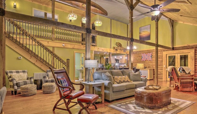 Deck & Views: Hendersonville Cabin, Roads Are Open