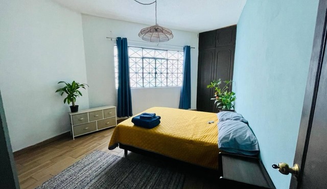 Experience comfort at our lovely 1-bed apartment near Foro Sol in Mexico City