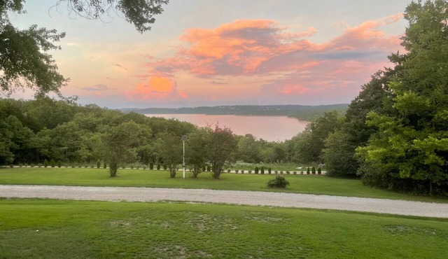 Gated lakefront Acreage with Views and Beach Access - 4 BR Table Rock Lake Home