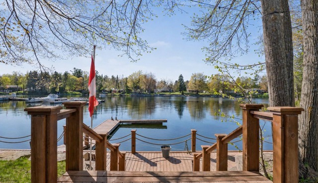 Kawartha Waterfront | Pool, Hot Tub & Sunset Views