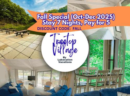 Lakefront Treetop Village 2Bed3BAPools-6PP
