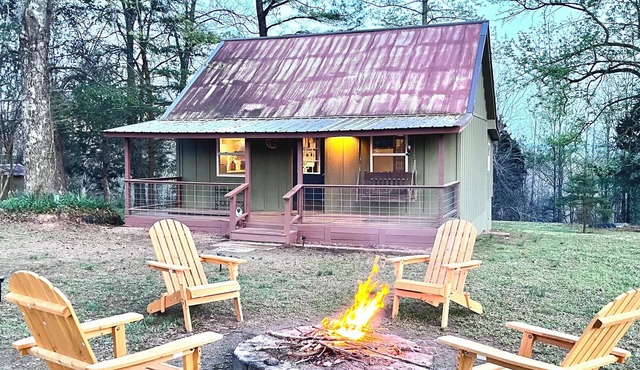 Lux Cabin: Buffalo River, hiking trails, waterfalls, WiFi, Laundry, Dog friendly