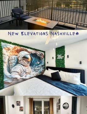New Elevations Rooftop 5 Min to Downtown Nash