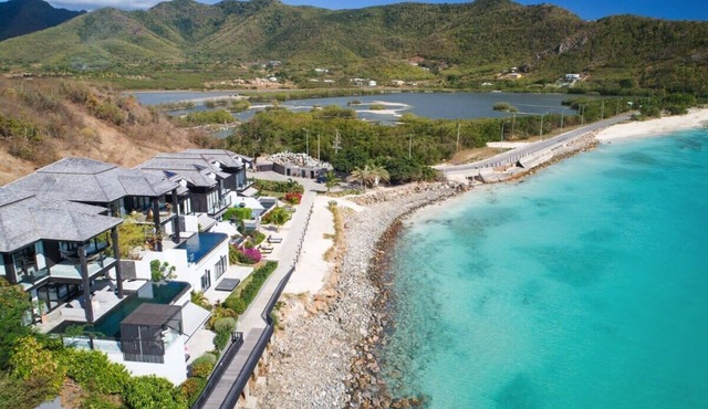 Ocean Blue – Oceanfront Luxury Beach Villa at Tamarind Hills, Antigua