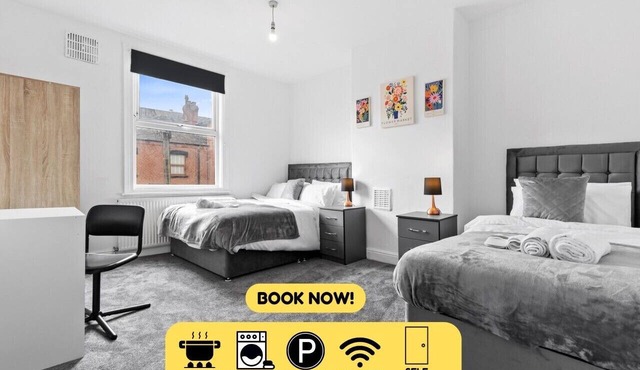 Spacious Leeds Home | Sleeps 6 | Free Parking