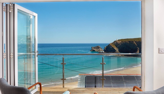 Superbly appointed accommodation, and a soothing hot tub on the decked balcony.