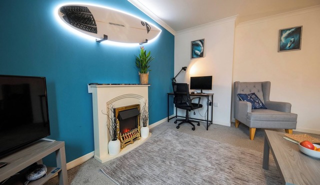 Surfer 2Bed GF Flat Central Thurso, Parking, Full Fibre, Workspace, Pet friendly
