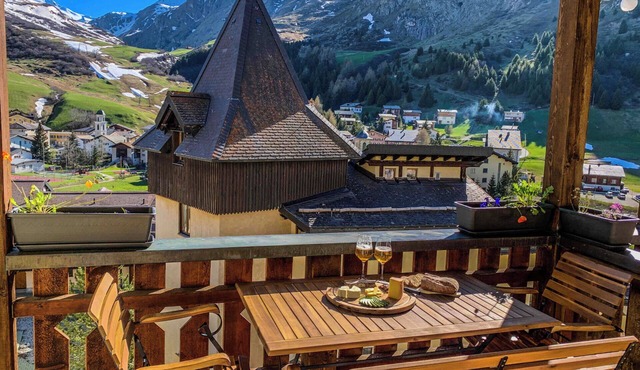 Vacation apartment with a wonderful view of the mountains