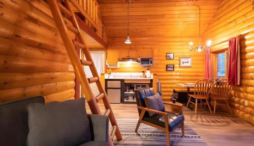 One Bedroom Loft Cabin (Ladder)
