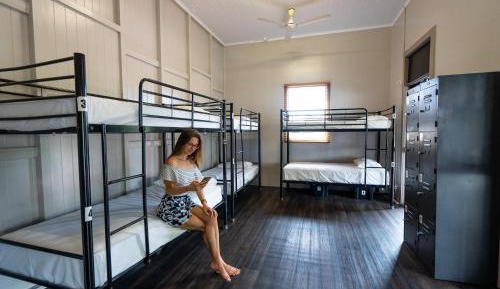 Basic 6 bed mixed dormitory room. (age limit 18 - 35)
